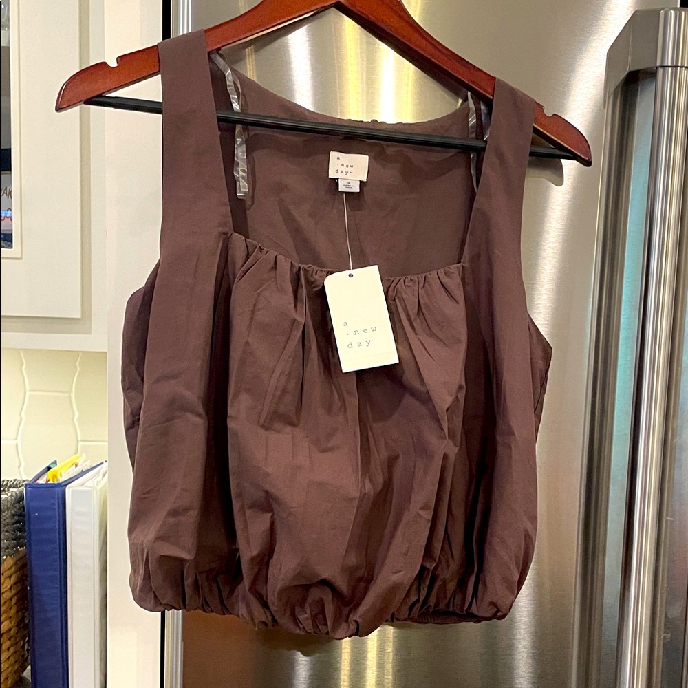 A New Day Rich Brown Tank Top